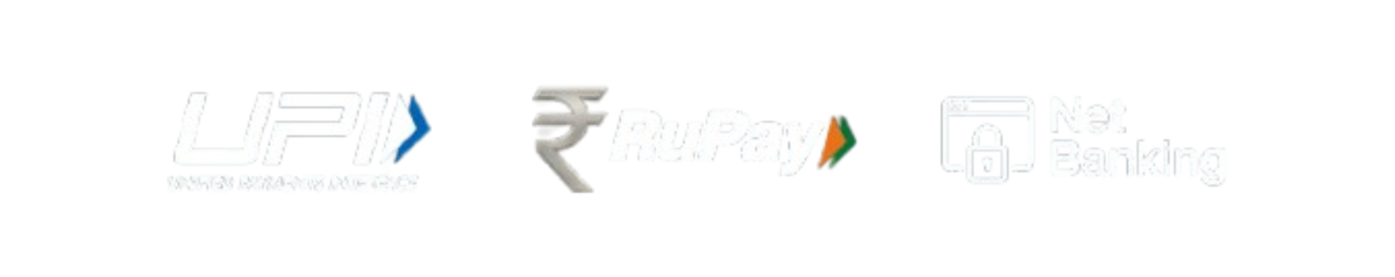 UPI, RuPay and Net Banking